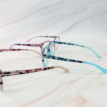 Color Tortoise Reading Glasses: Coffee / 1.5