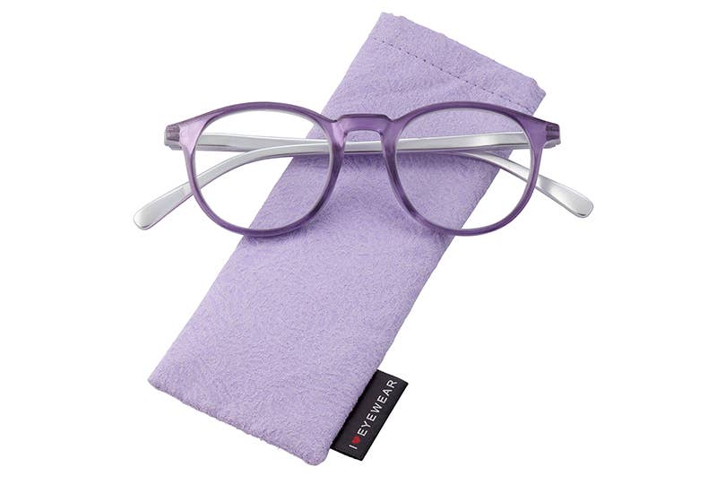 Nova Reading Glasses: Purple / +1.75
