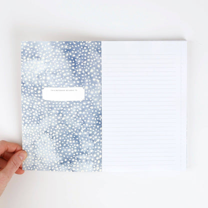 Softtouch Cover Notebook with Original Watercolor Artwork: Mugs