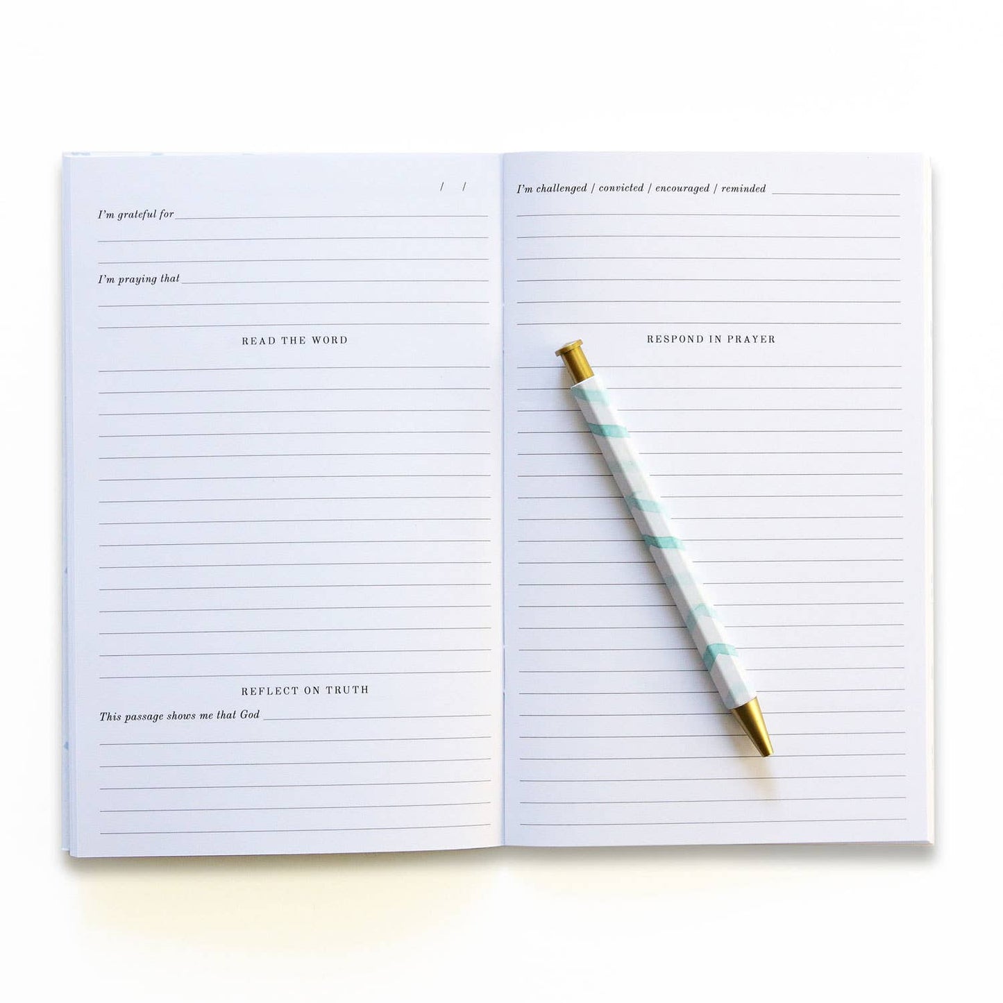 Bible Study Journal (Mini), Joyful Stripe