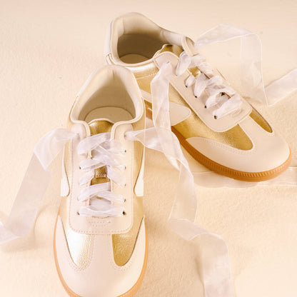 Step It Up Shoelaces-Sheer White