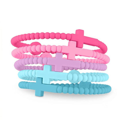 Jesus Bracelets - 5 Packs: Berry Bliss / Medium