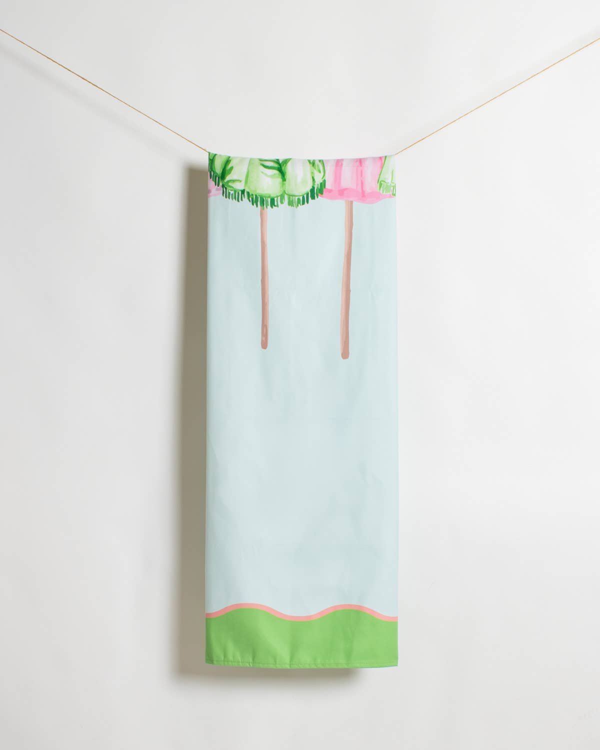 Riviera Giant Beach Towel    Blue/Green/Pink    40x70