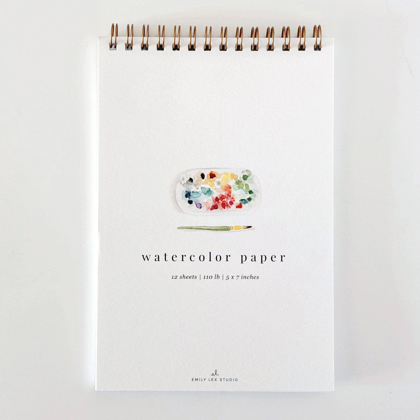 Spiral watercolor paper pad