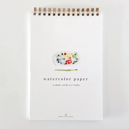 Spiral watercolor paper pad
