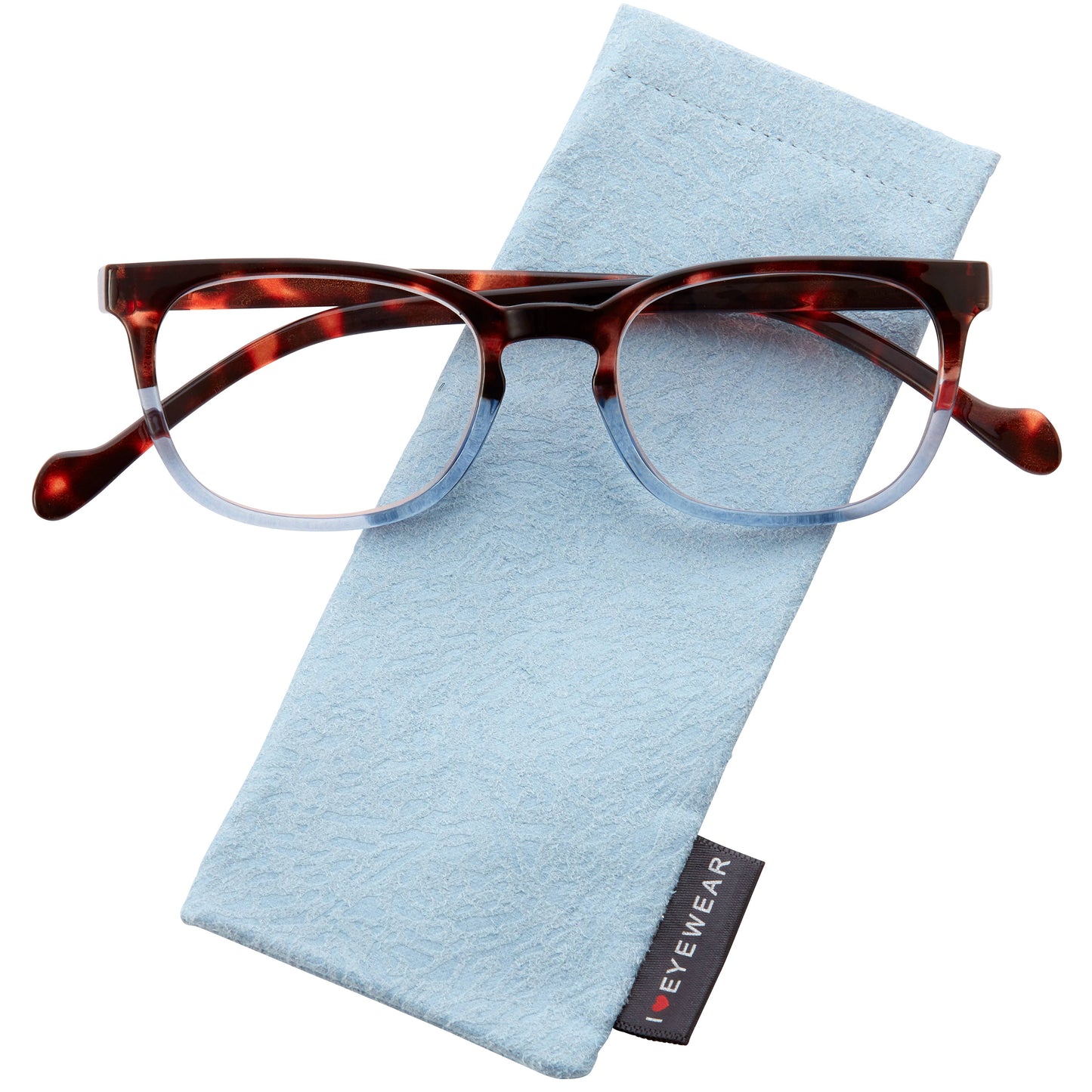 Sidecar Reading Glasses: Blue / +2.25
