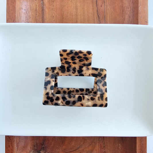 Carly Hair Claw - Cheetah / Leopard, Clip