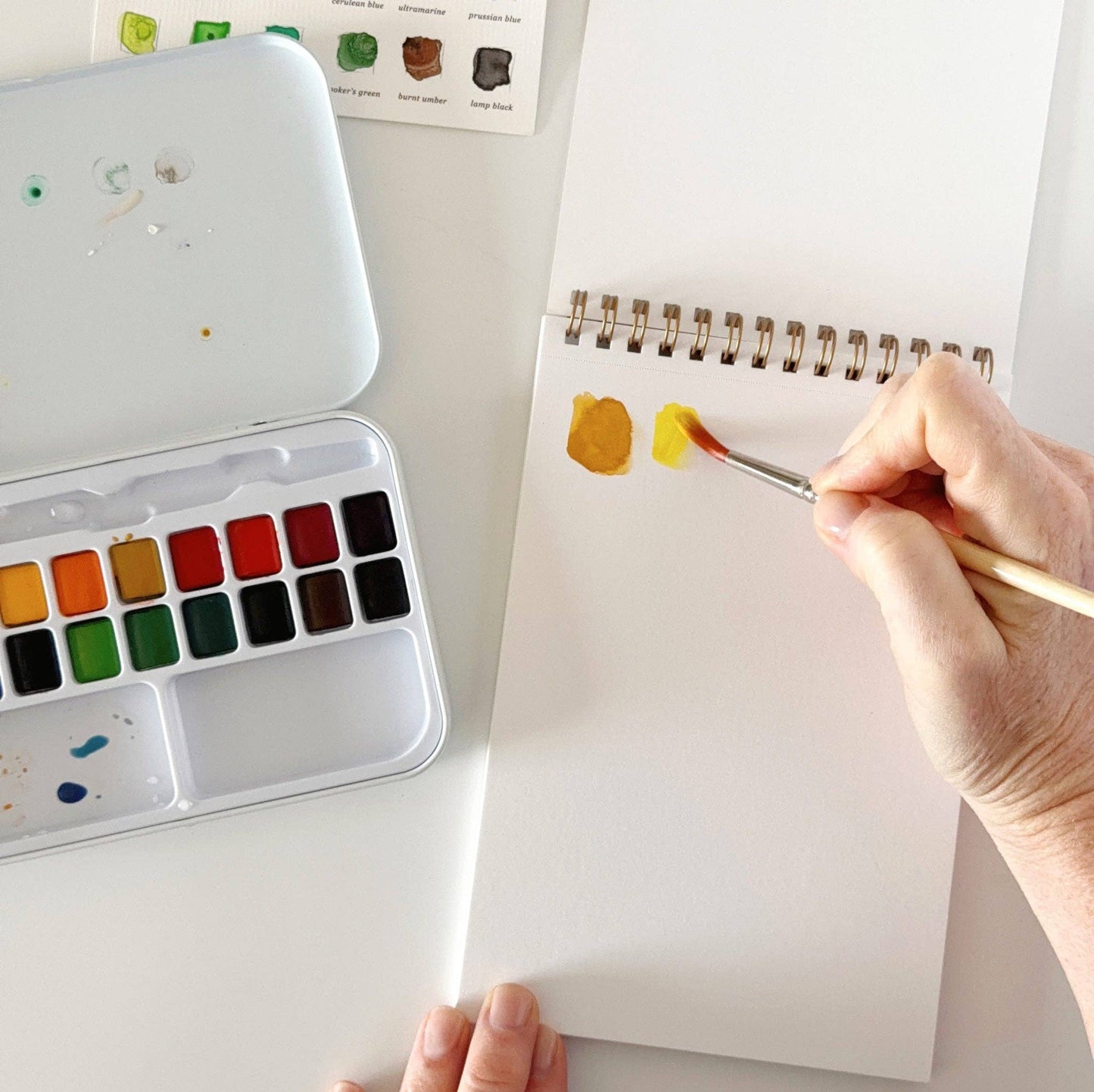 Spiral watercolor paper pad