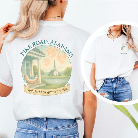 God Bless Pike Road 🇺🇸 | Comfort Colors: White