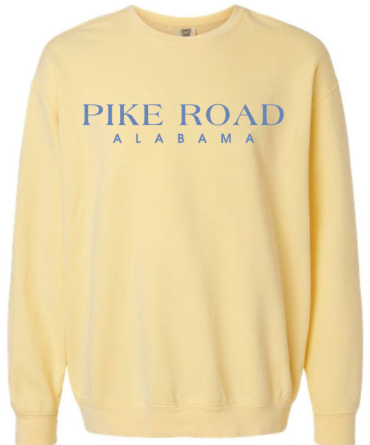 Pike Road Townscape Comfort Colors Sweatshirt - Butter