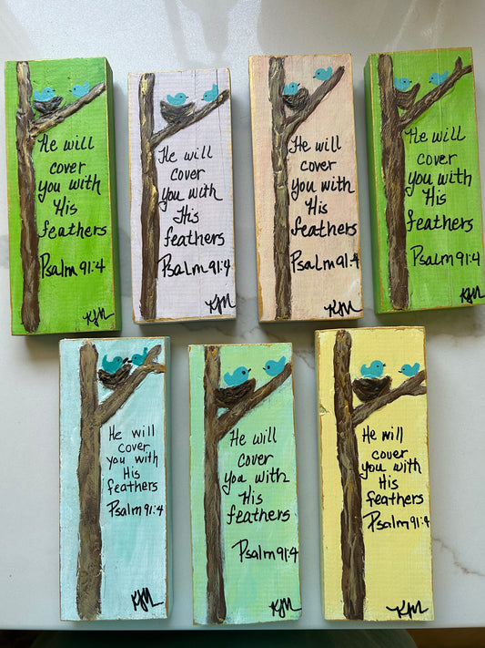 Psalm 91:4 Tree & Nest