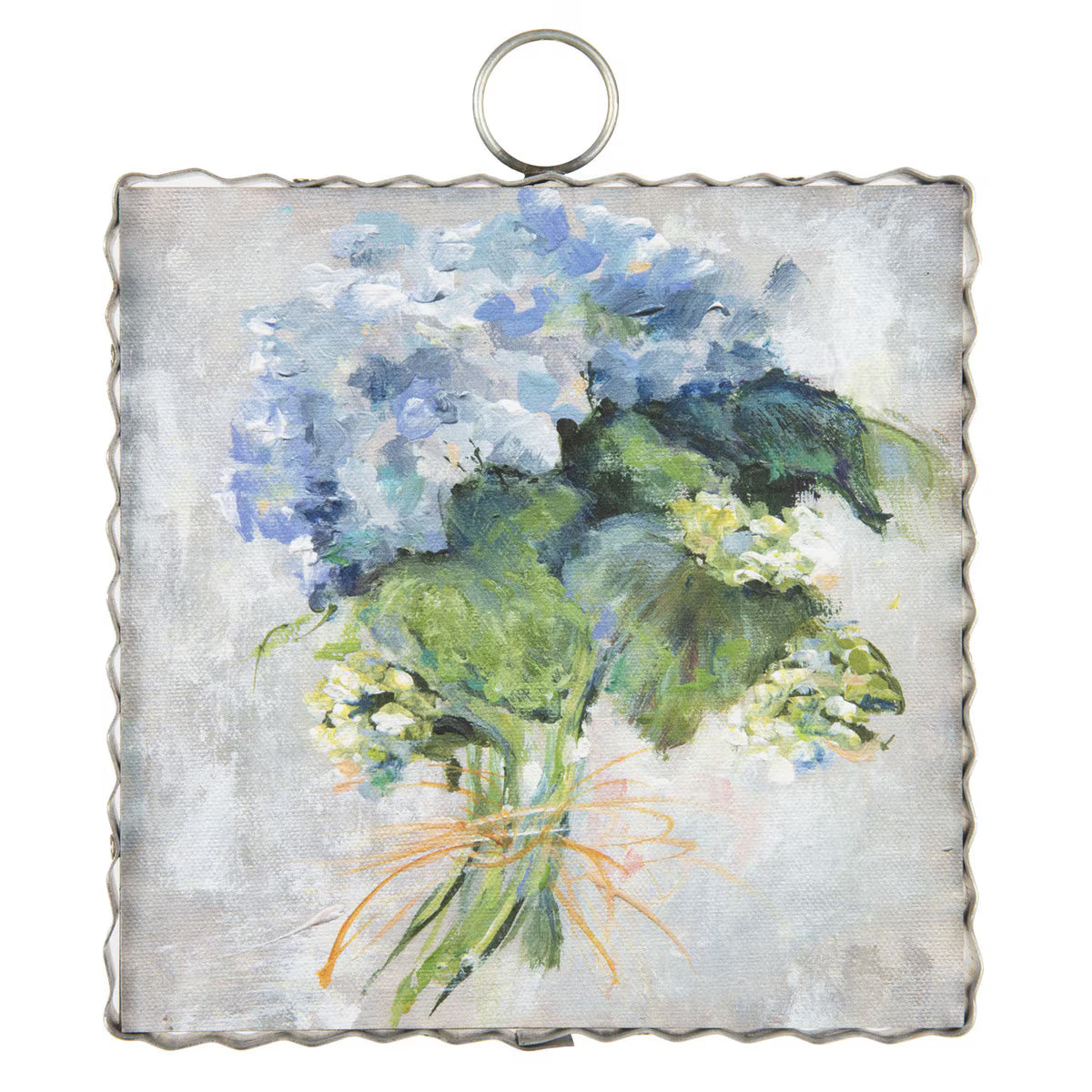 Mini art blue hydrangea