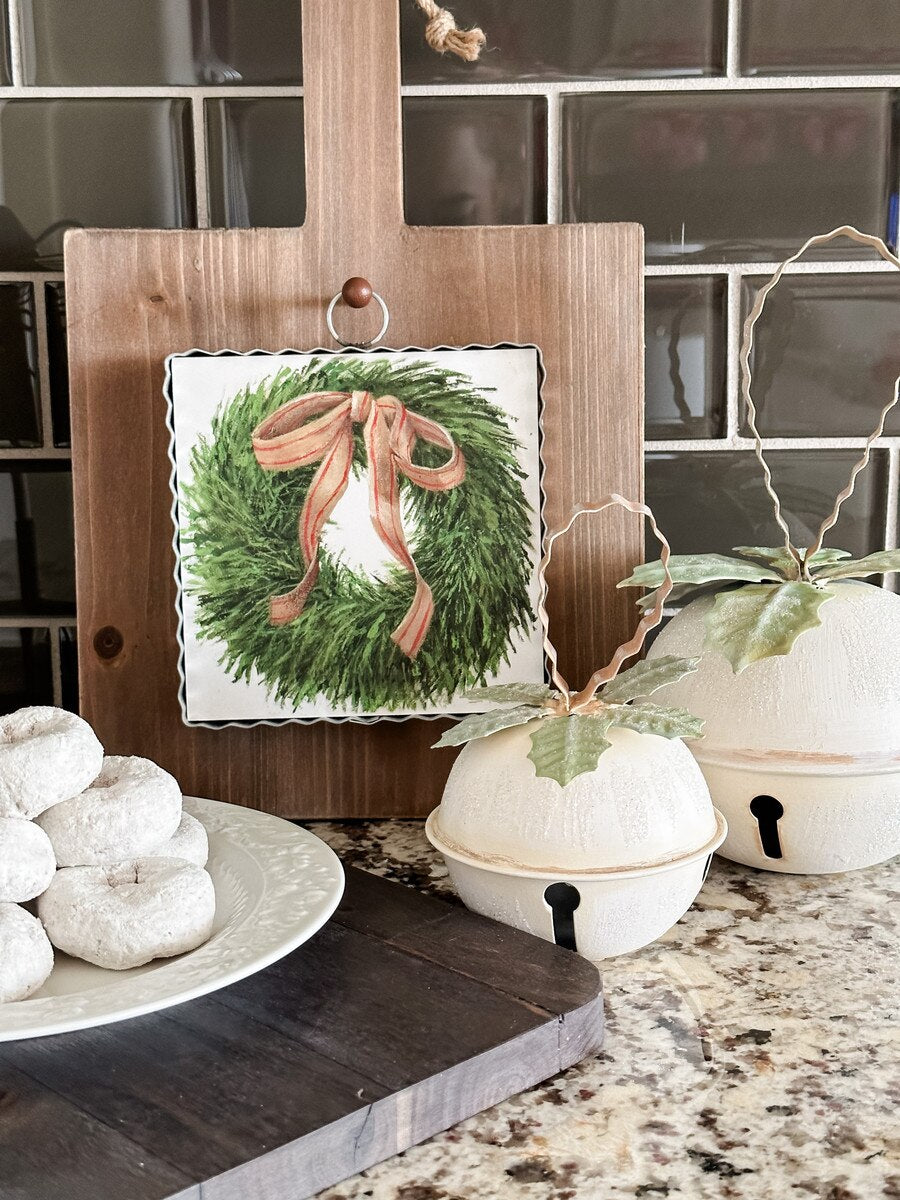 Natural charcuterie display board