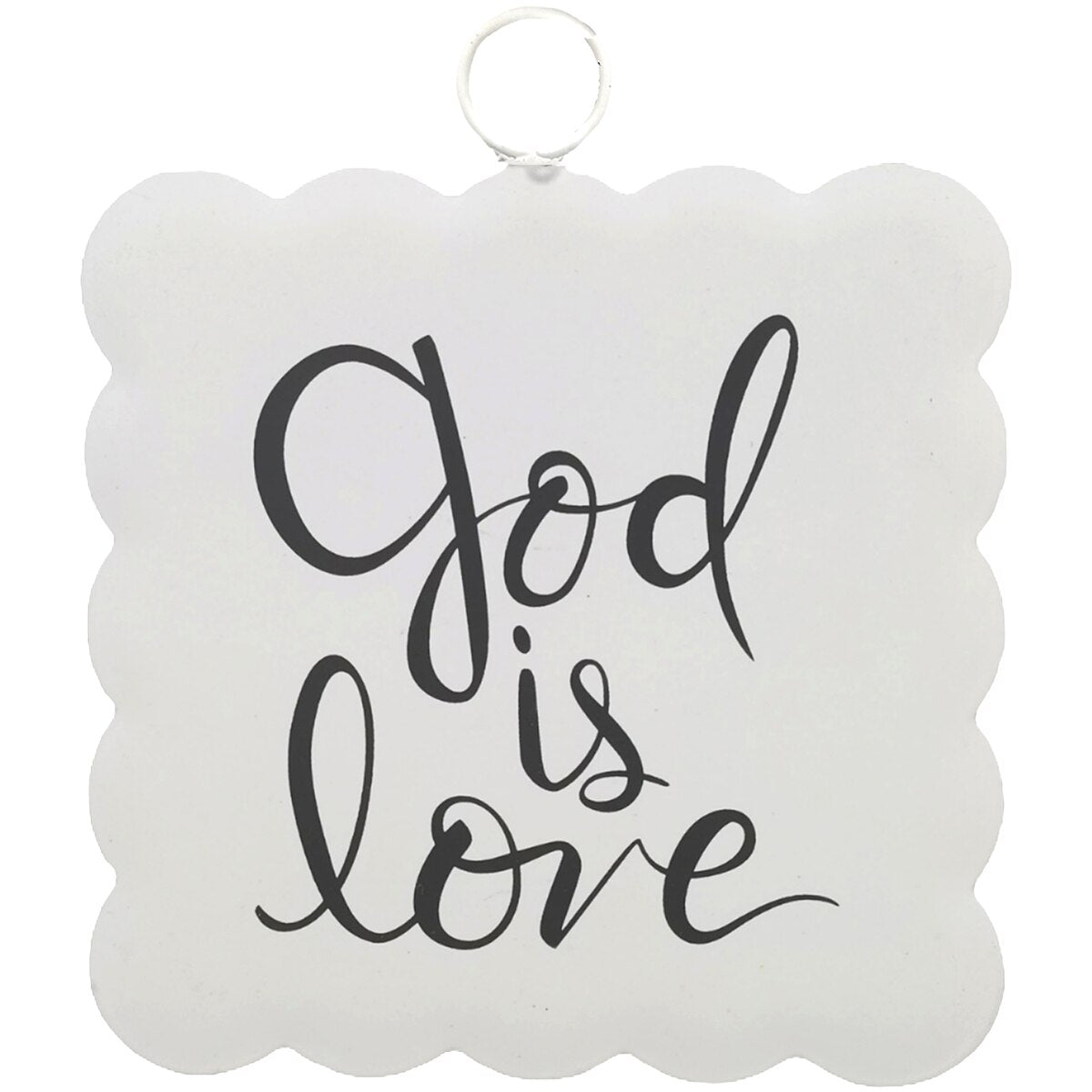 Mini gallery scallop "God is Love"