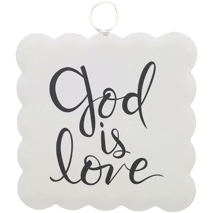 Mini gallery scallop "God is Love"