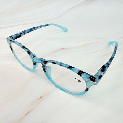 Color Tortoise Reading Glasses: Coffee / 2.0
