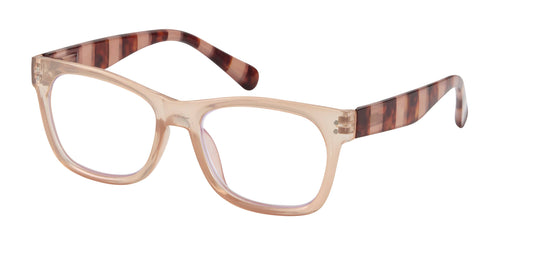 Shay Reading Glasses: Tan / +1.75