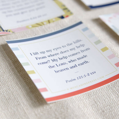 Scripture Static Cling, Help from the Lord