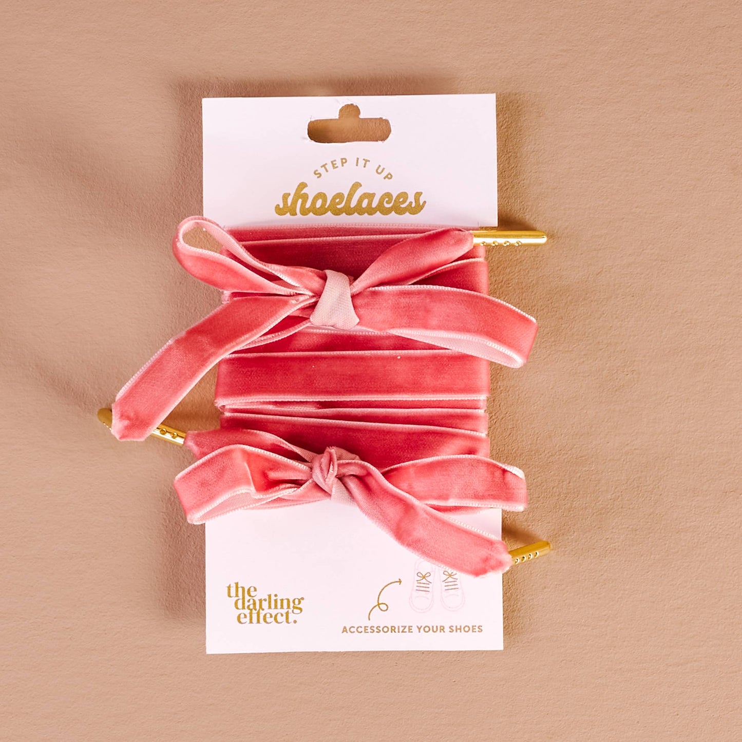 Step It Up Shoelaces-Velvet Rose