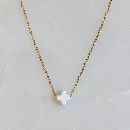 So Very Blessed Cross Necklace: Gold