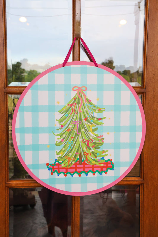 Bow Tree Circle Doorhanger