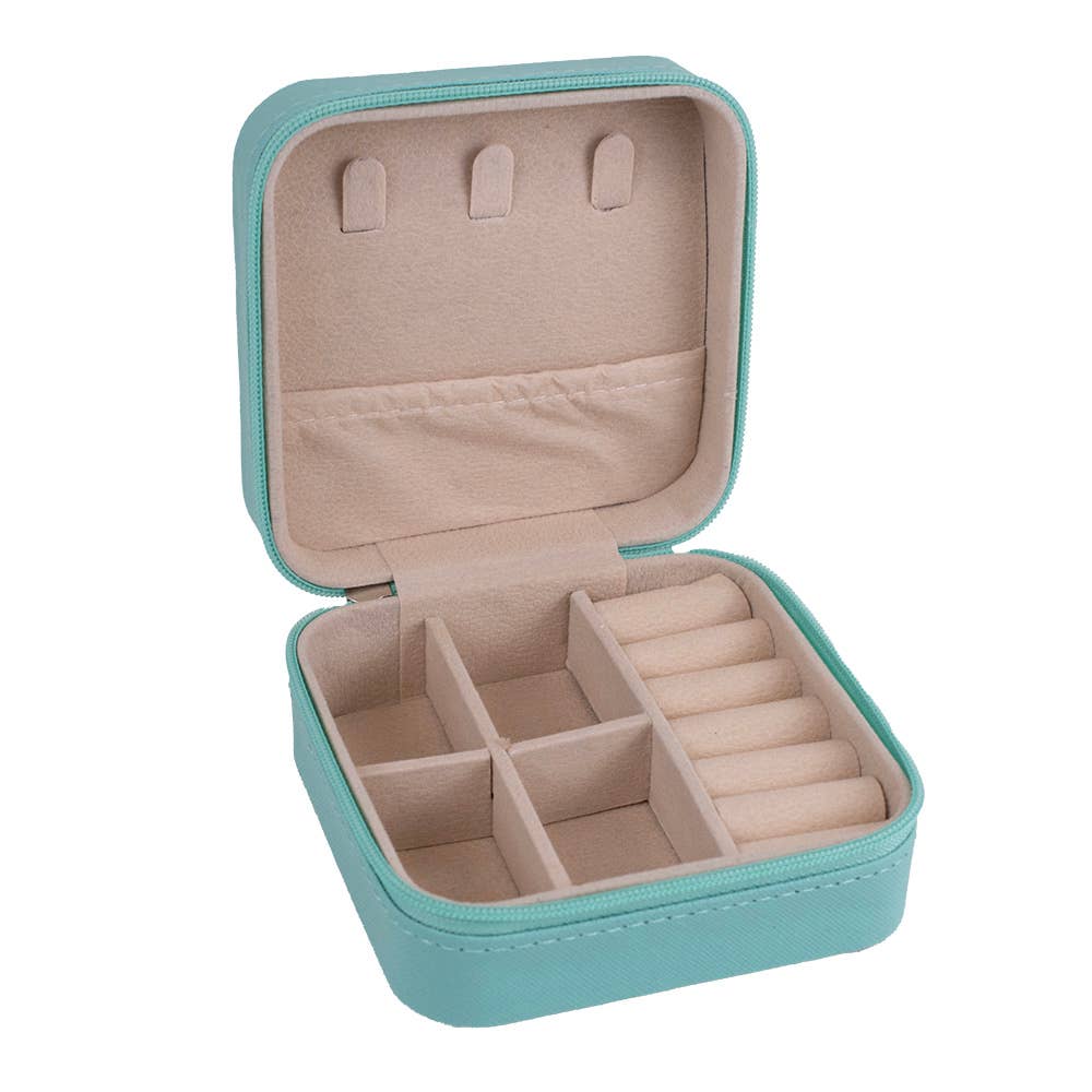 Sadie Jewelry Organizer   Turquoise   3.75x1.75x3.75