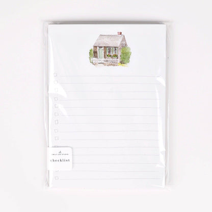 Checklist notepad: Bluebird