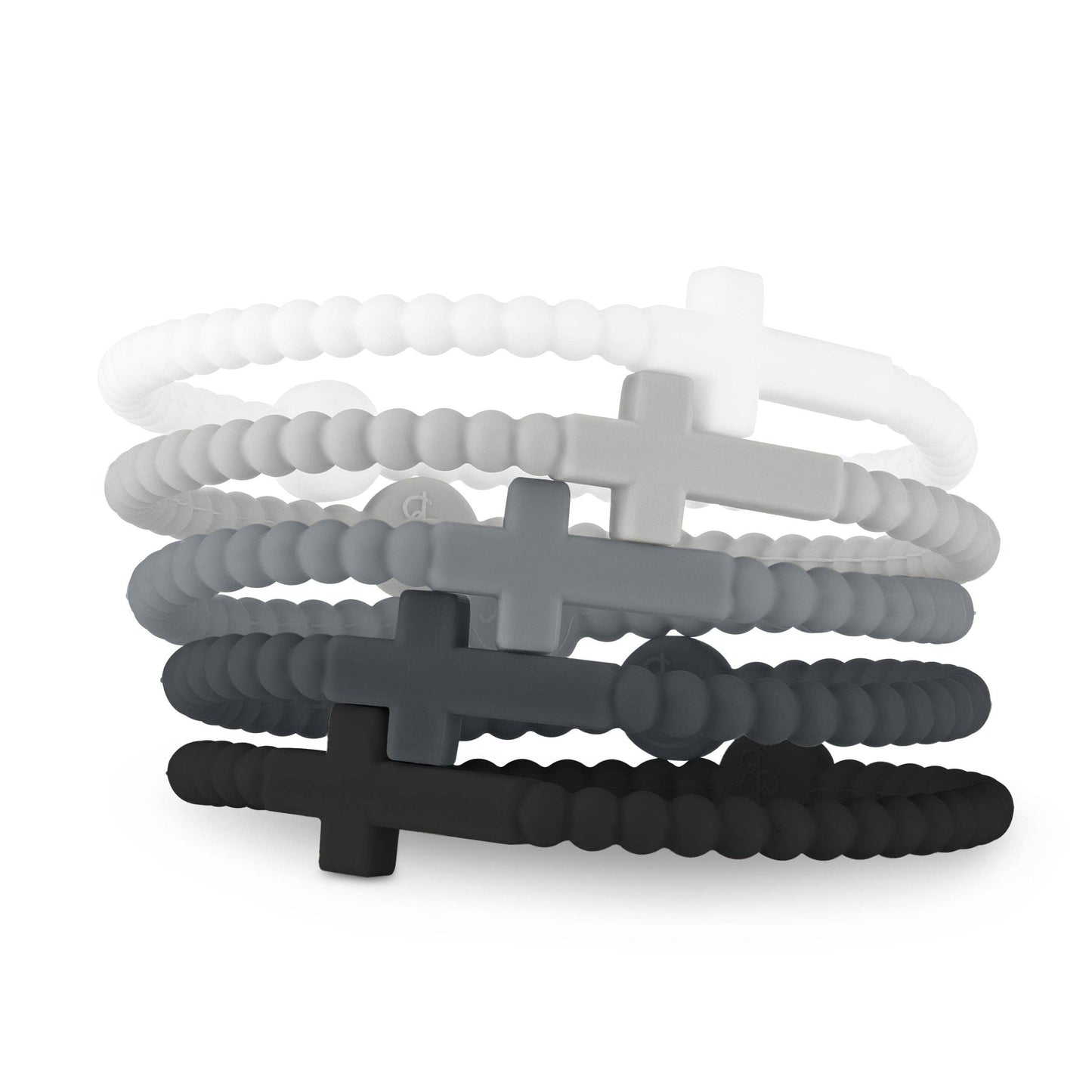 Jesus Bracelets - 5 Packs: Alloy / Medium