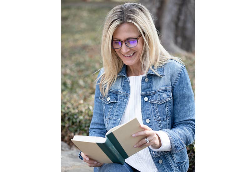 Sidecar Reading Glasses: Blue / +2.25