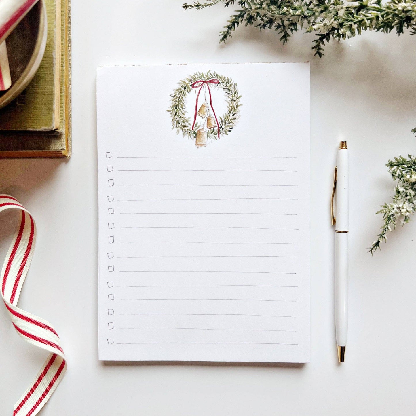 Christmas checklist notepad: Gifts