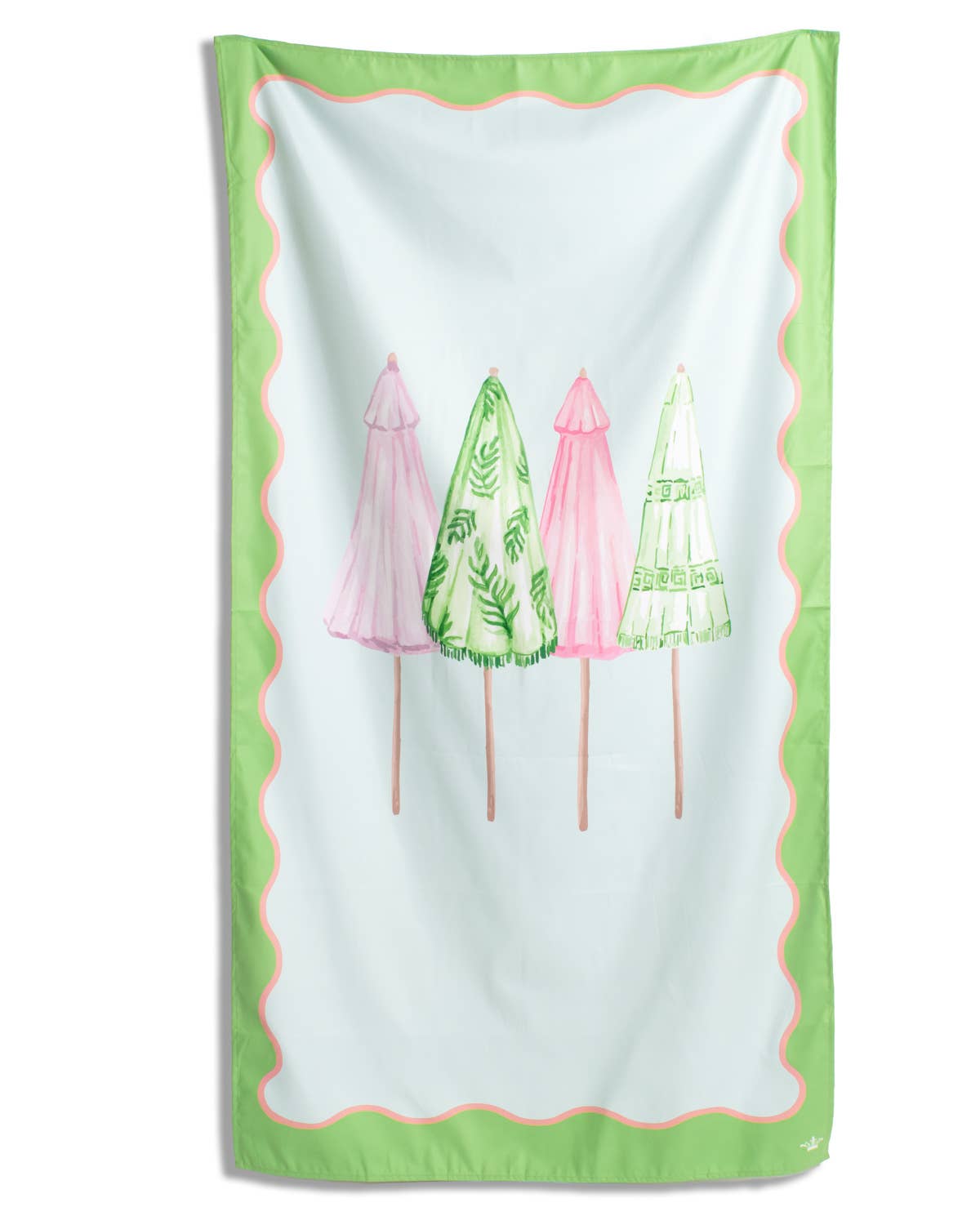 Riviera Giant Beach Towel    Blue/Green/Pink    40x70
