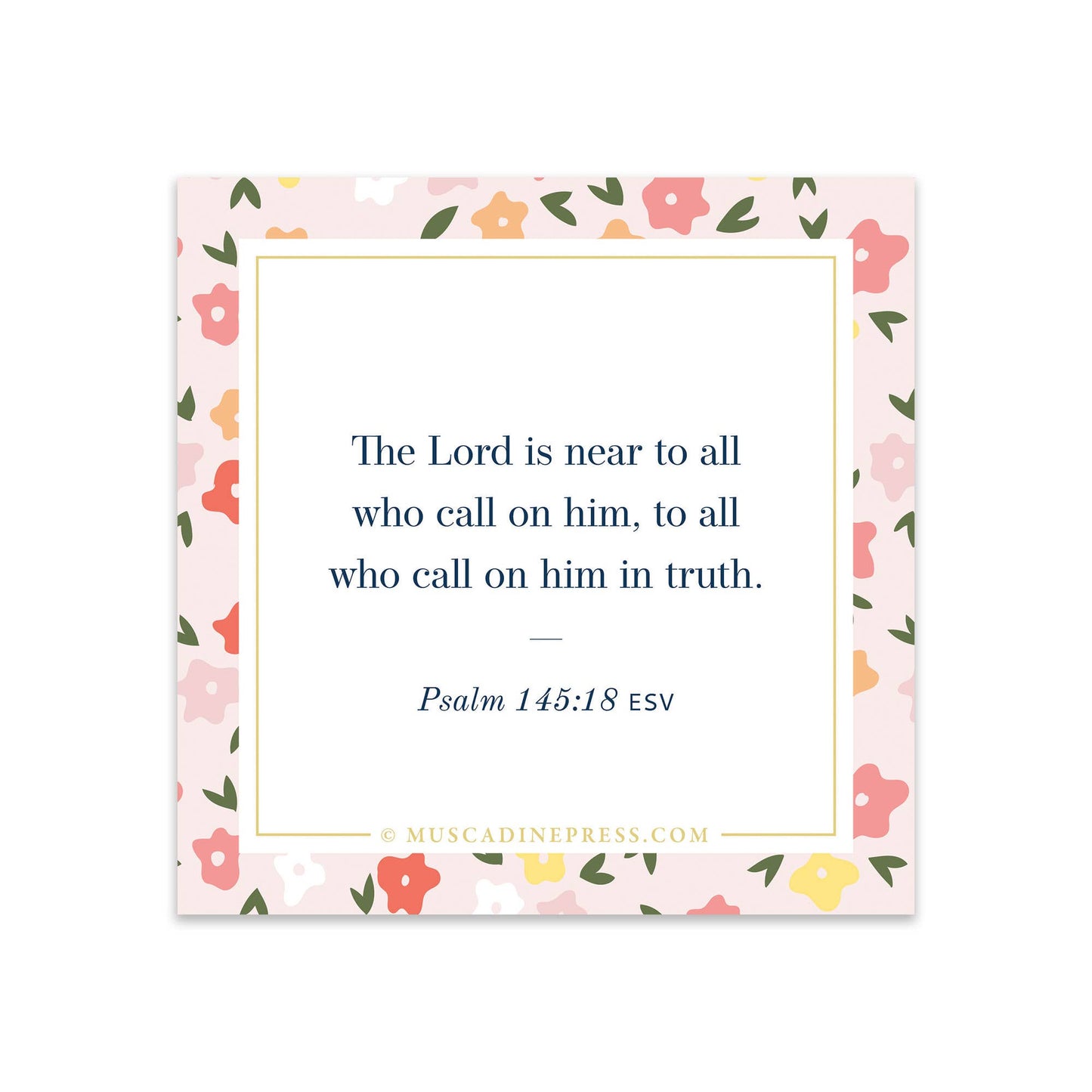 Scripture Static Cling, The Lord Is Near