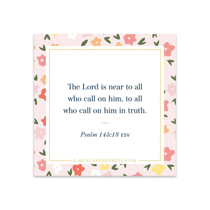 Scripture Static Cling, The Lord Is Near
