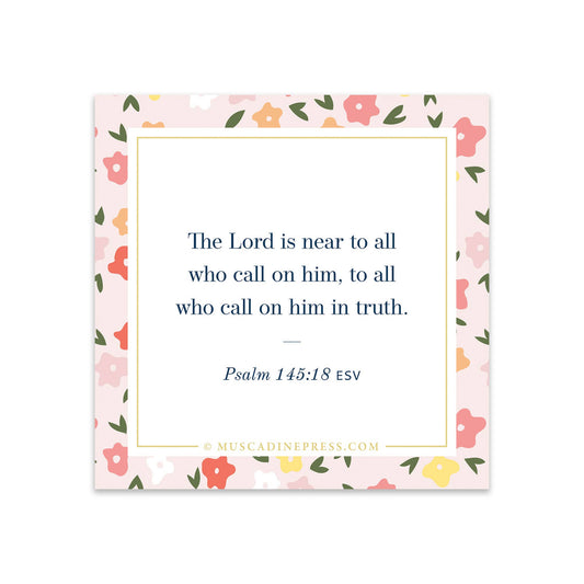 Scripture Static Cling, The Lord Is Near