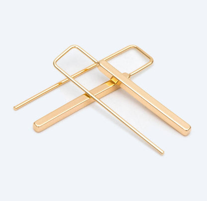 The Ellie gold plated earrings