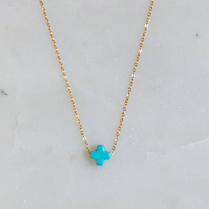 So Very Blessed Cross Necklace: Gold