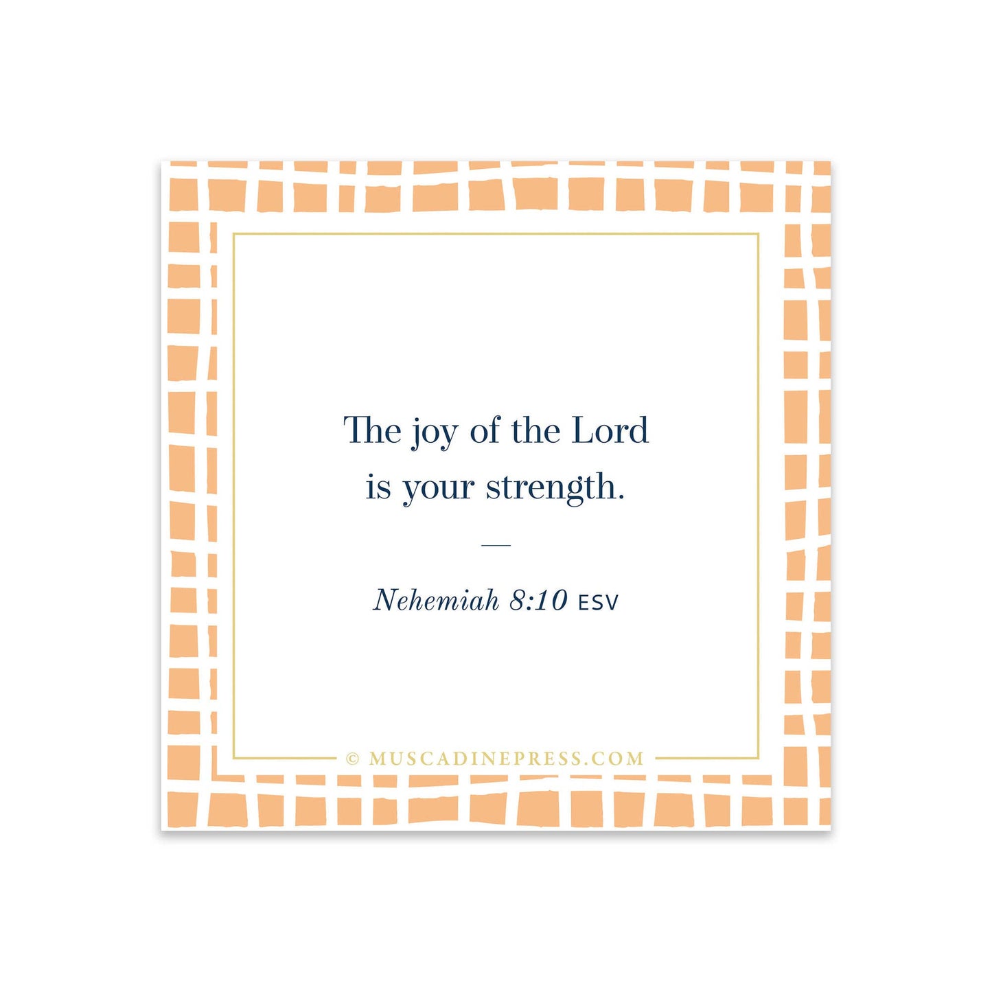 Scripture Static Cling, The Joy of the Lord