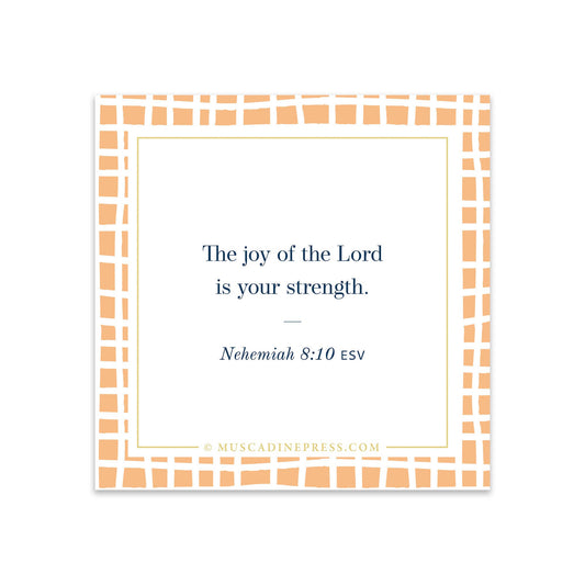 Scripture Static Cling, The Joy of the Lord