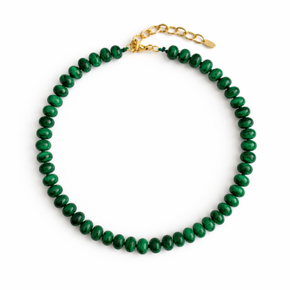 Refined Stone Bead Necklace – Timeless Everyday Accent: Pink Jade