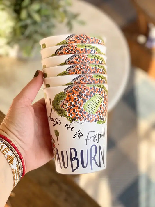 Auburn Reusable Cups, tailgating, gameday gifts
