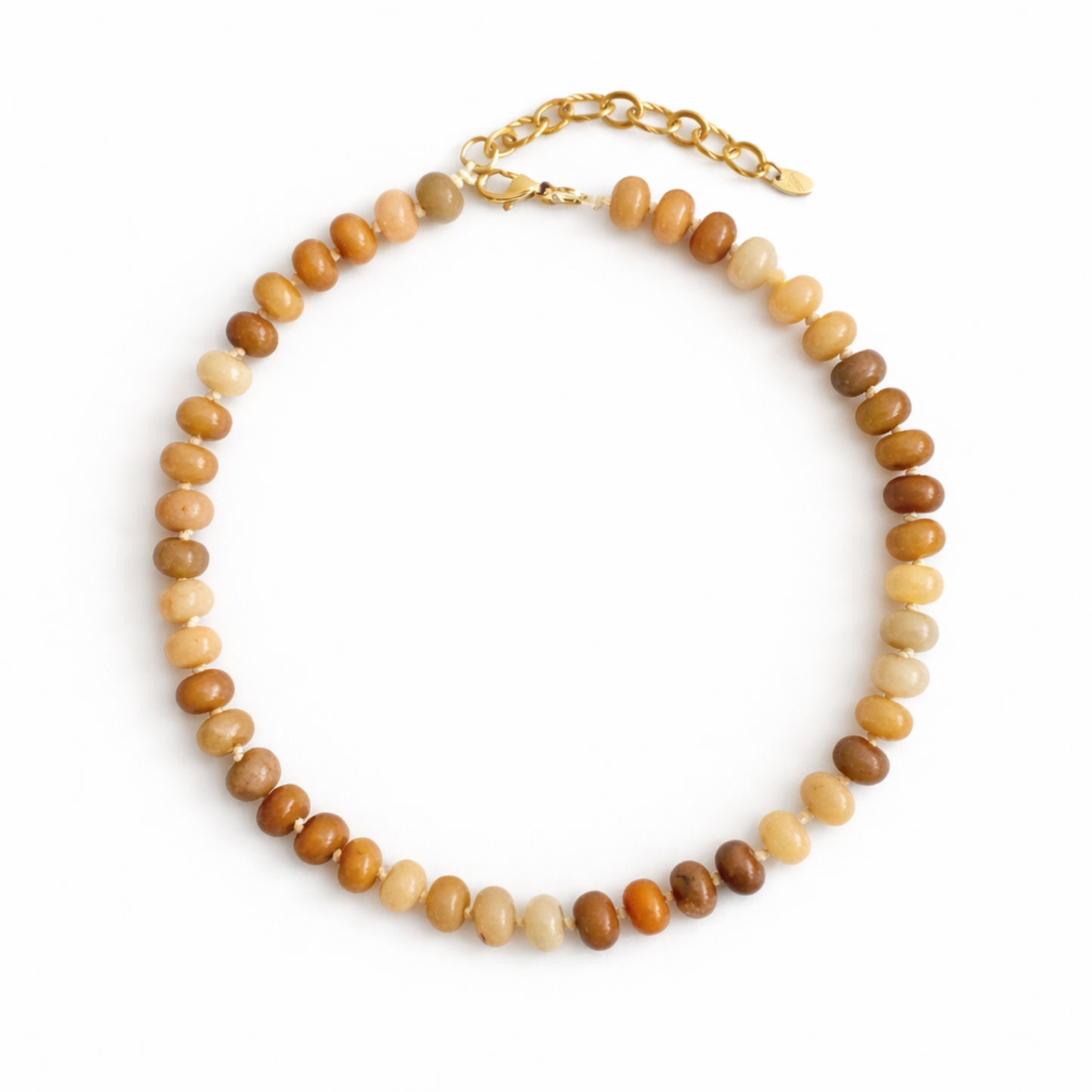 Refined Stone Bead Necklace – Timeless Everyday Accent: Pink Jade