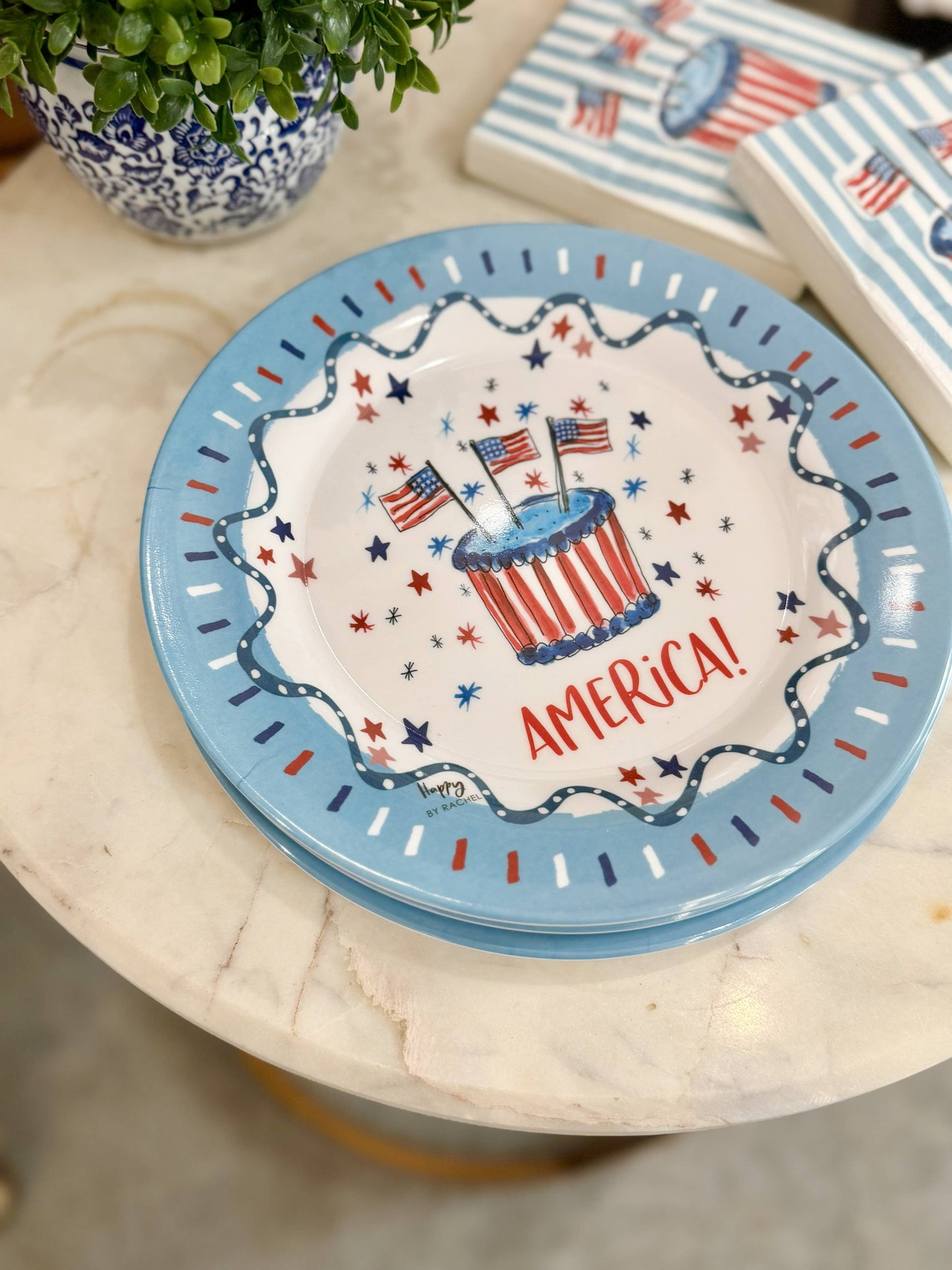 Celebrate America Plate (set of 4)