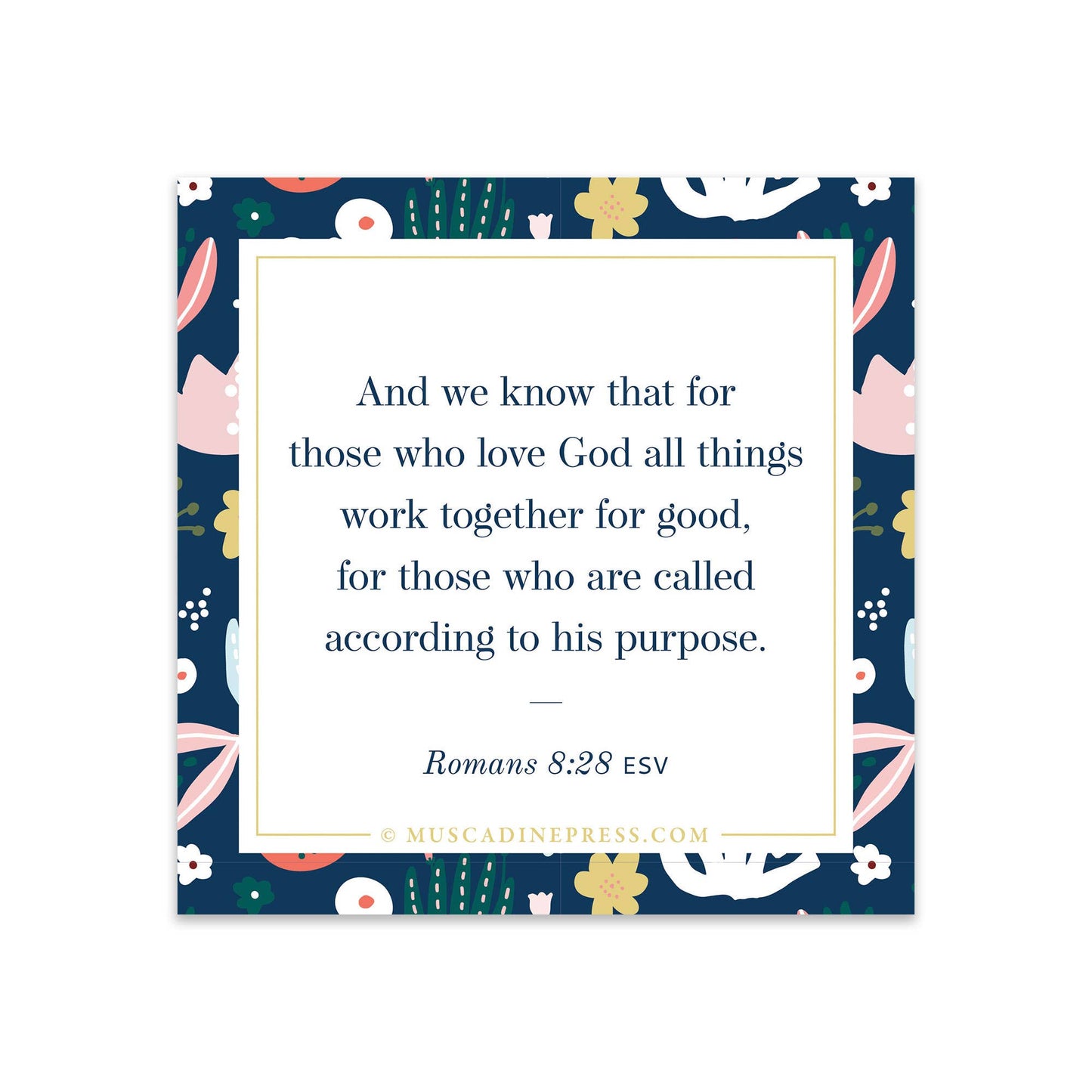 Scripture Static Cling, All Things Work Together