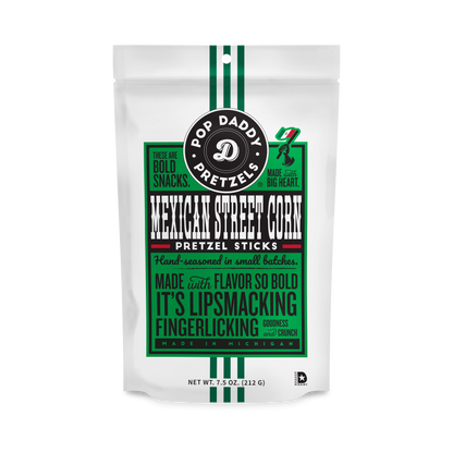 Pop Daddy – Mexican Street Corn Seasoned Pretzels 7.5oz