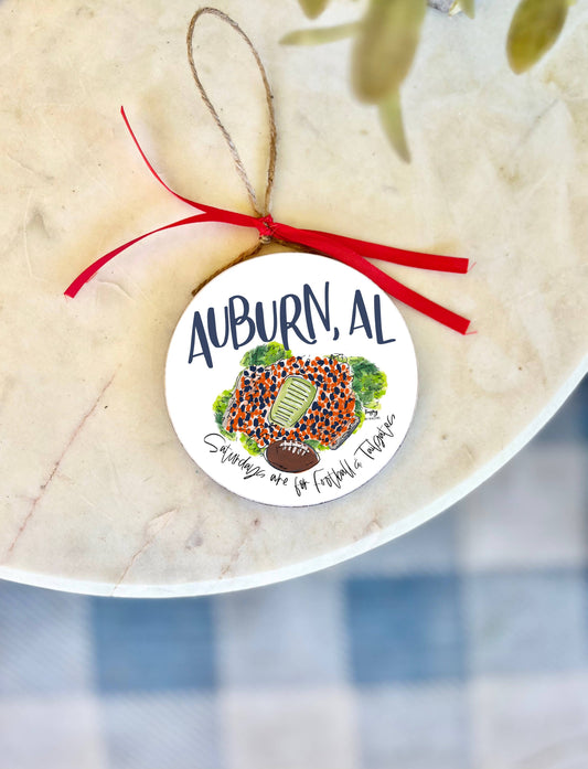 Auburn, AL College Town Ornament