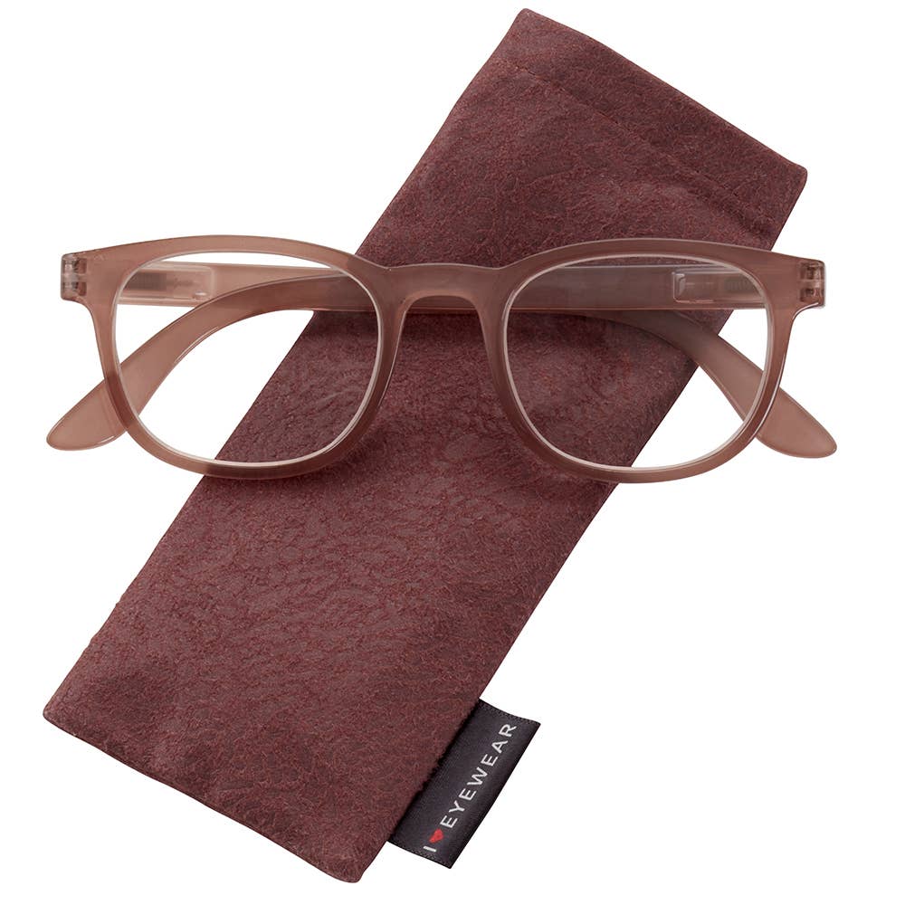 Twyla Reading Glasses: Pink / +2.25