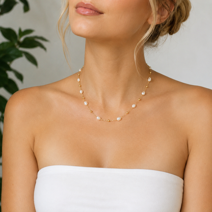 Ashley Freshwater pearl Necklace
